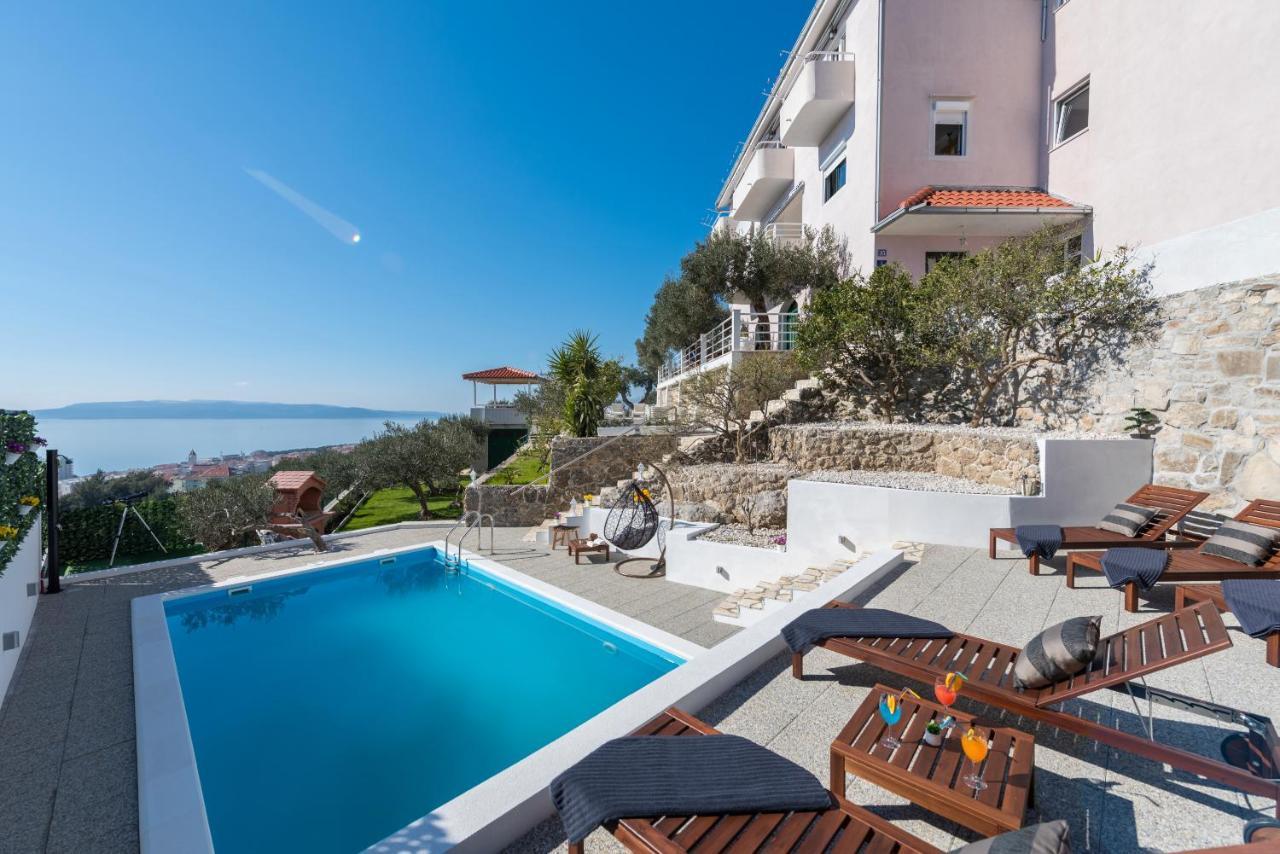 Villa Petra Apartment With Private Pool Makarska Dış mekan fotoğraf